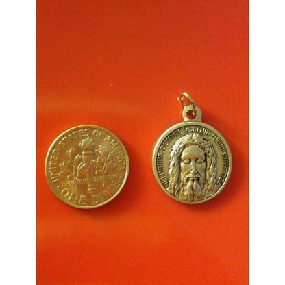 Medal Holy Face Of Jesus - Holy Shroud -  Santa Faz - Pierina De Micheli | Catholically