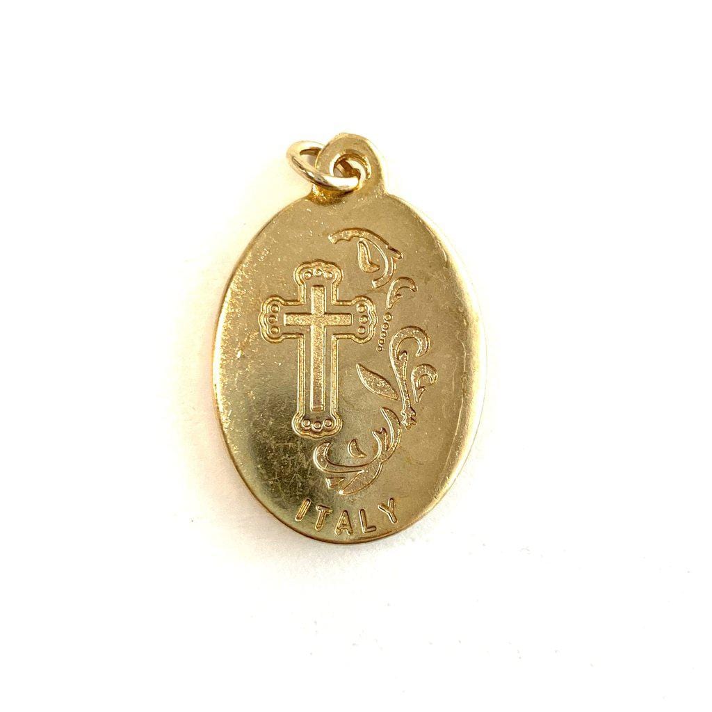 Miraculous Medal Pendant with strass - Blessed by Pope Leo XIV | Catholically