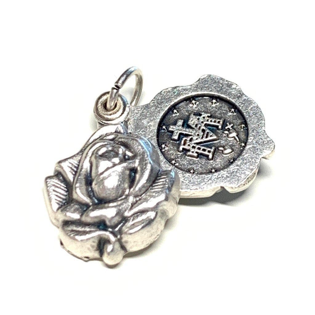 Miraculous Medal -Rose Locket - Catholic Exorcism - Blessed By Pope - Pendant | Catholically