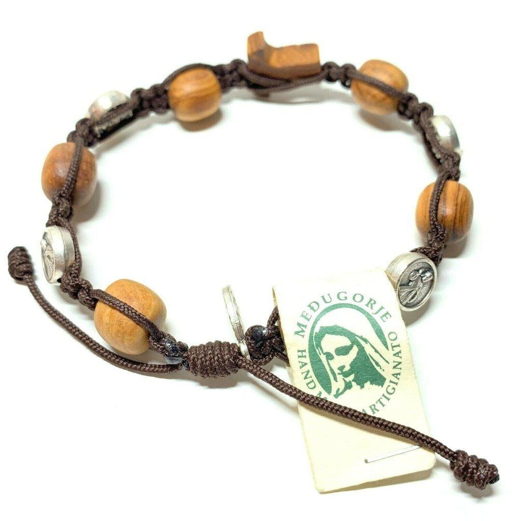 Miraculous Medal Tau Bracelet From Medjugorje - Medalla - Blessed | Catholically