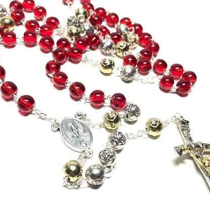 Mystery Holy Ghost Rosary Blessed By Pope - Devotional Chaplet | Catholically