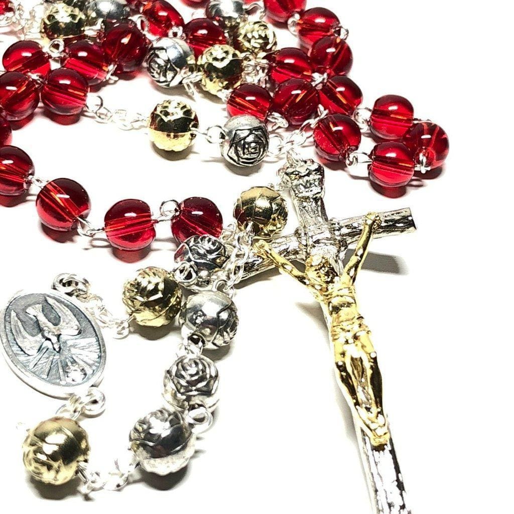 Mystery Holy Ghost Rosary Blessed By Pope - Devotional Chaplet | Catholically