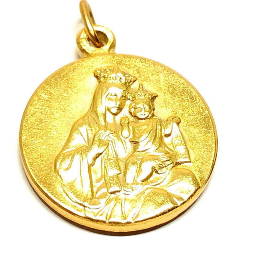 Our Lady Of Carmel Scapular - Catholic Scapular Medal /Charm Blessed By Pope | Catholically