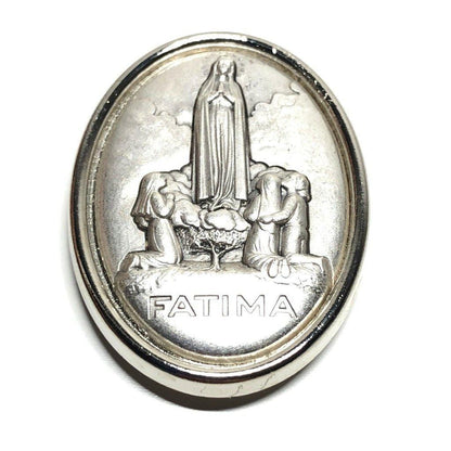 Our Lady Of Fatima  Car Magnet  Medallion  Blessed By Pope | Catholically