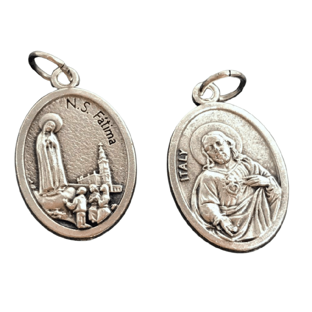 Our Lady Of Fatima Medal -Pendant -Blessed By Pope -Senora De Fatima - Lucia | Catholically