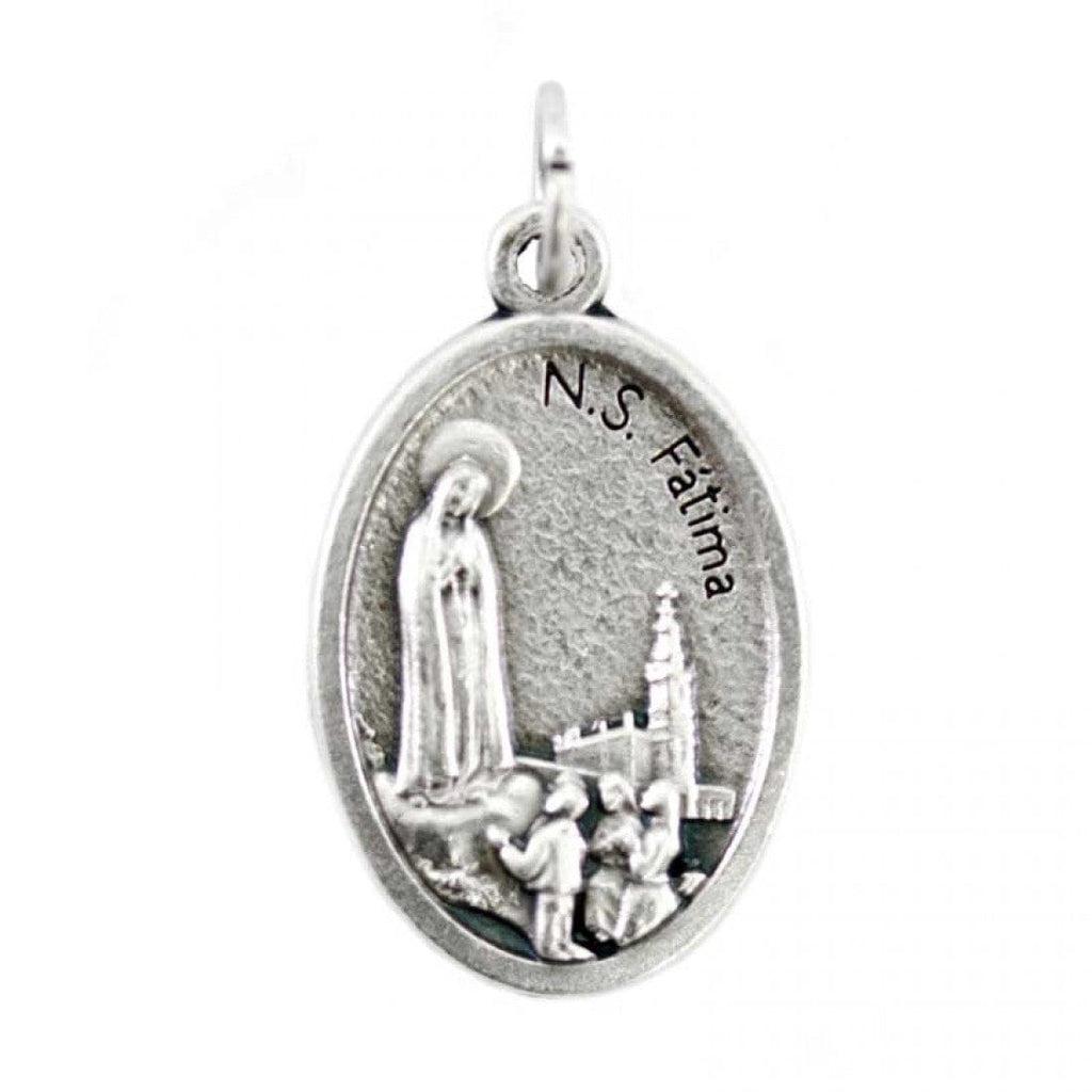 Our Lady Of Fatima Medal -Pendant -Blessed By Pope -Senora De Fatima - Lucia | Catholically