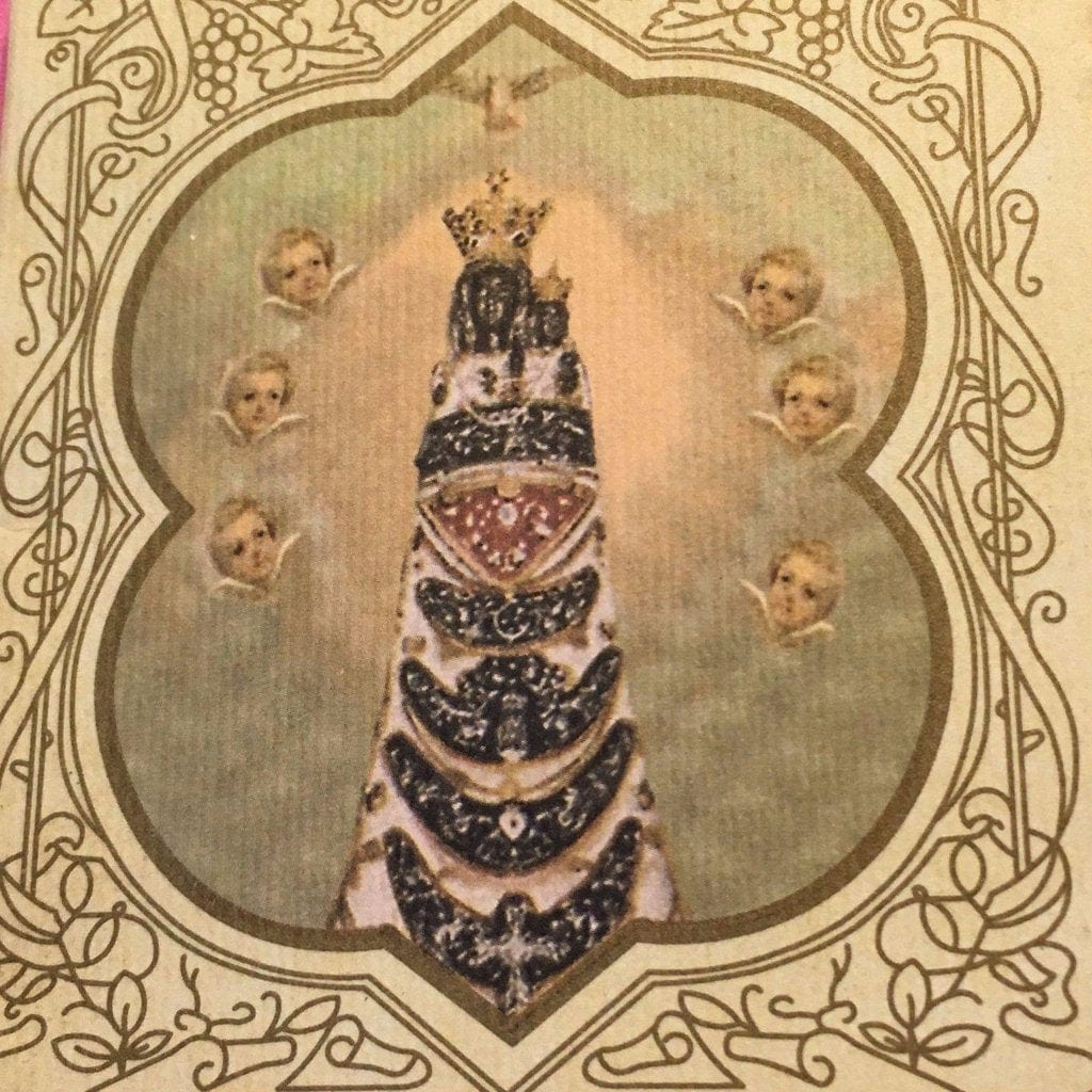 Our Lady Of Loreto -Virgo Lauretana - Blessed Holy Card W/ Relic - Aviator | Catholically