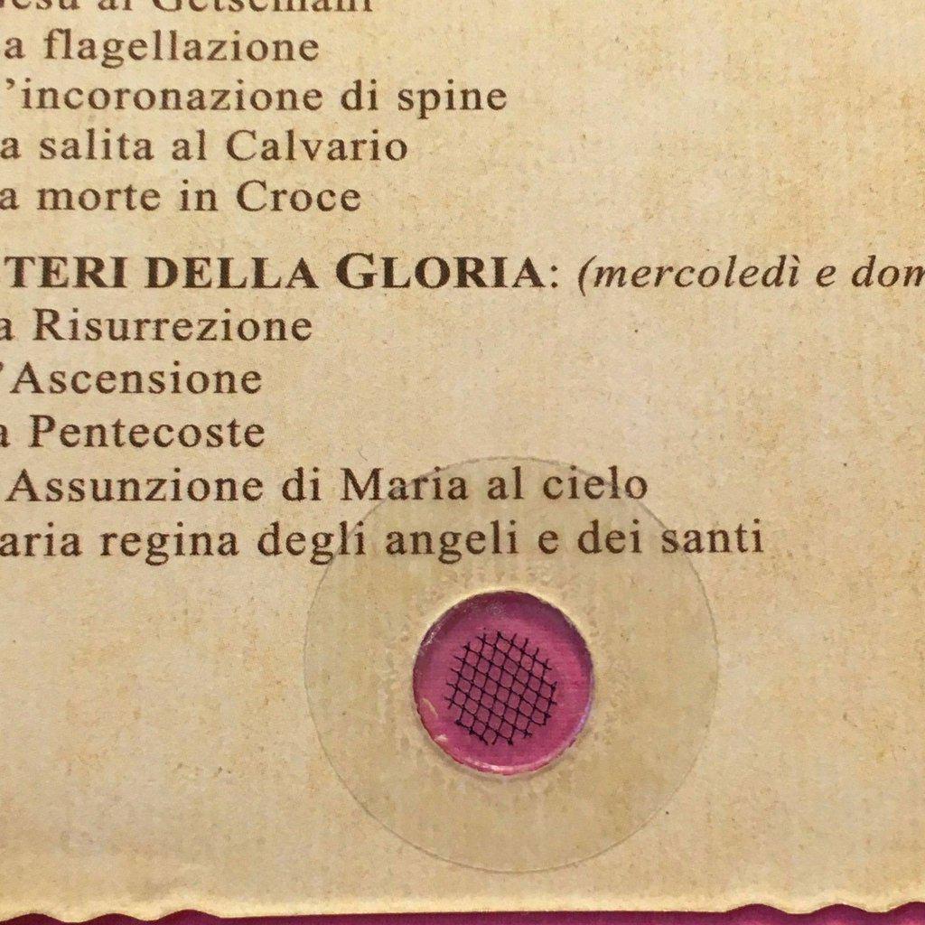 Our Lady Of Loreto -Virgo Lauretana - Blessed Holy Card W/ Relic - Aviator | Catholically