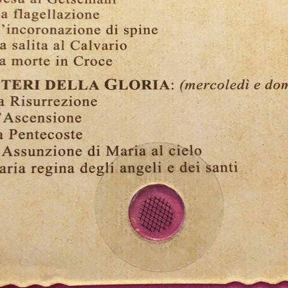Our Lady Of Loreto -Virgo Lauretana - Blessed Holy Card W/ Relic - Aviator | Catholically