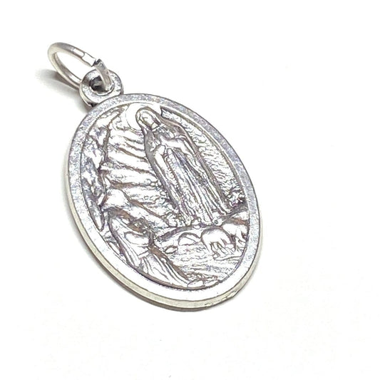 Our Lady Of Lourdes Medal - St. Bernadette - Pendant - Charm | Catholically