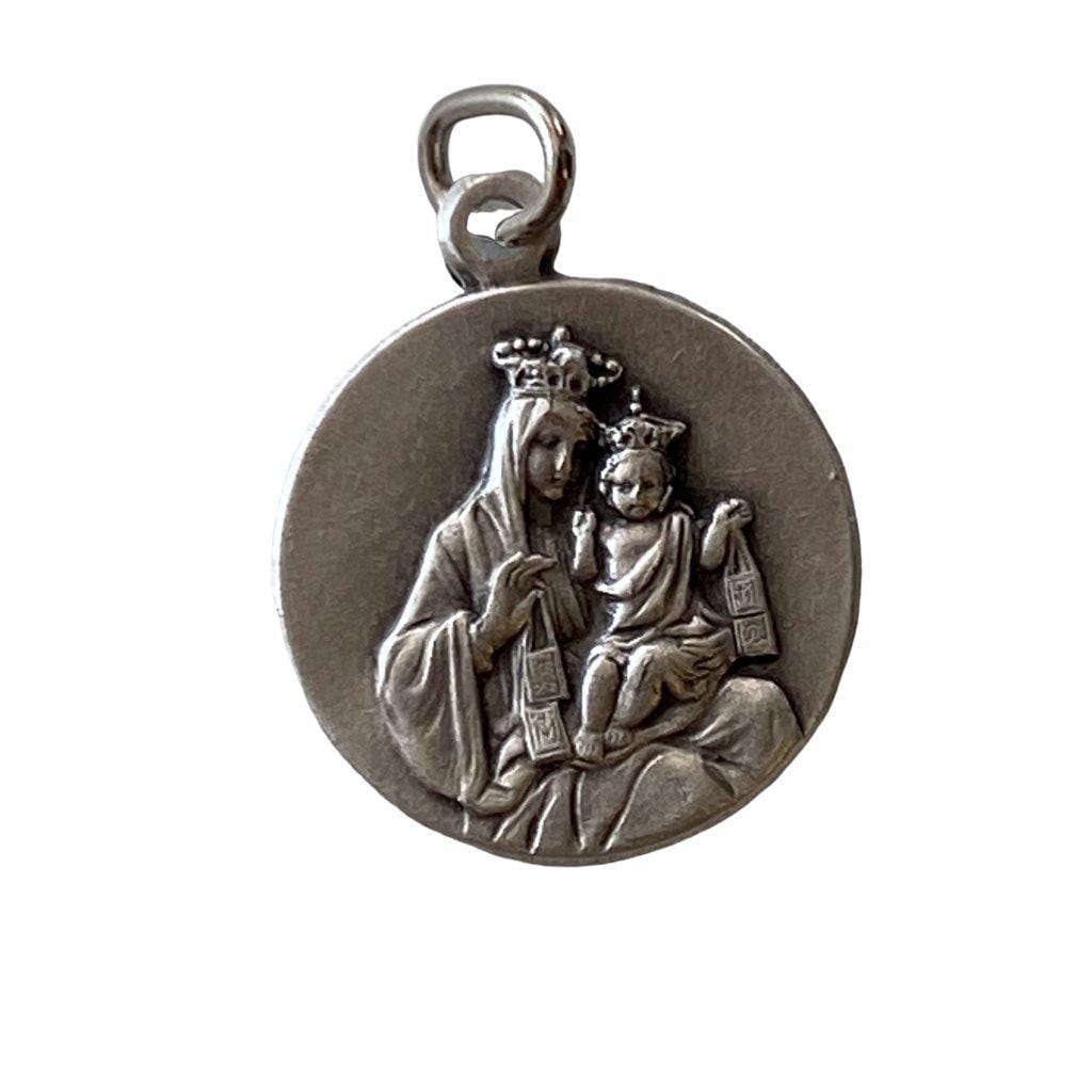 Our Lady Of Mount Carmel & Sacred Heart Of Jesus  Scapular Medal Pendant | Catholically