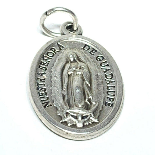 Our Lady Senora Of Guadalupe Medal & Divino Nino De Colombia  Pendant | Catholically