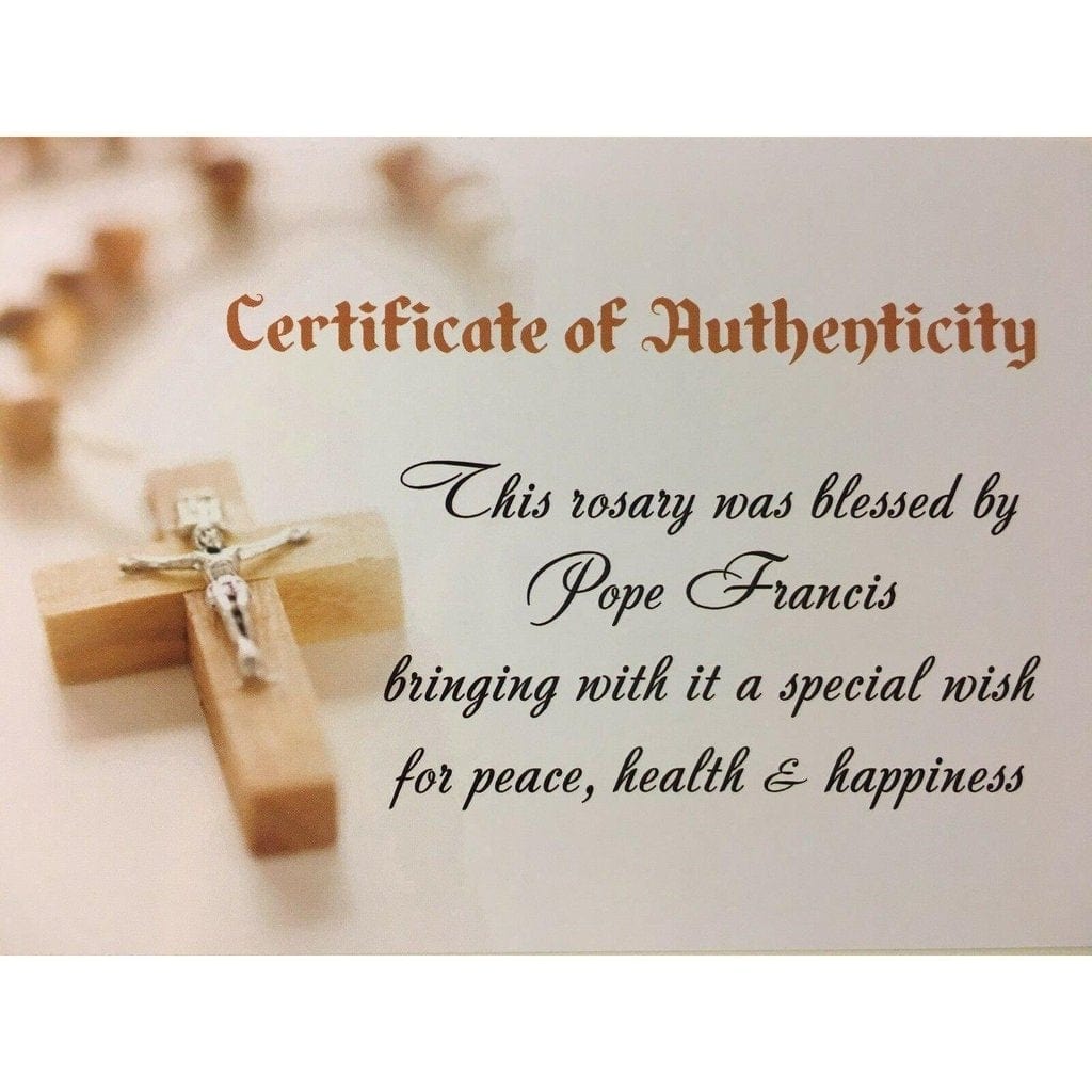 Our Lady Virgin Mary - Miraculous Medal - Rosary Blessed By Pope | Catholically