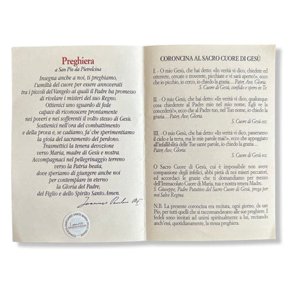 Padre Pio Holy Card - St. Pio vintage Prayer Card | Catholically