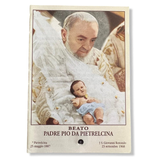 Padre Pio Holy Card - St. Pio vintage Prayer Card | Catholically