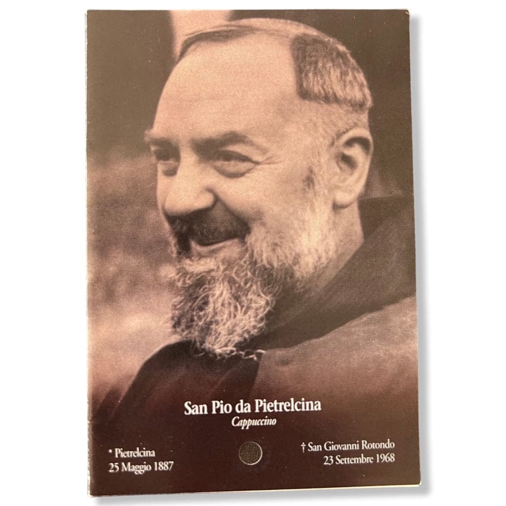 Padre Pio Holy Card - St. Pio vintage Prayer Card | Catholically