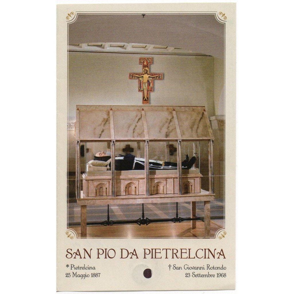 Padre Pio Holy Card - St. Pio vintage Prayer Card | Catholically