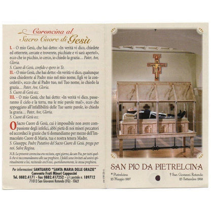 Padre Pio Holy Card - St. Pio vintage Prayer Card | Catholically