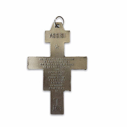 Pectoral St. Damian Crucifix - Blessed by Pope - Very Big 3.5" -Cross | Catholically
