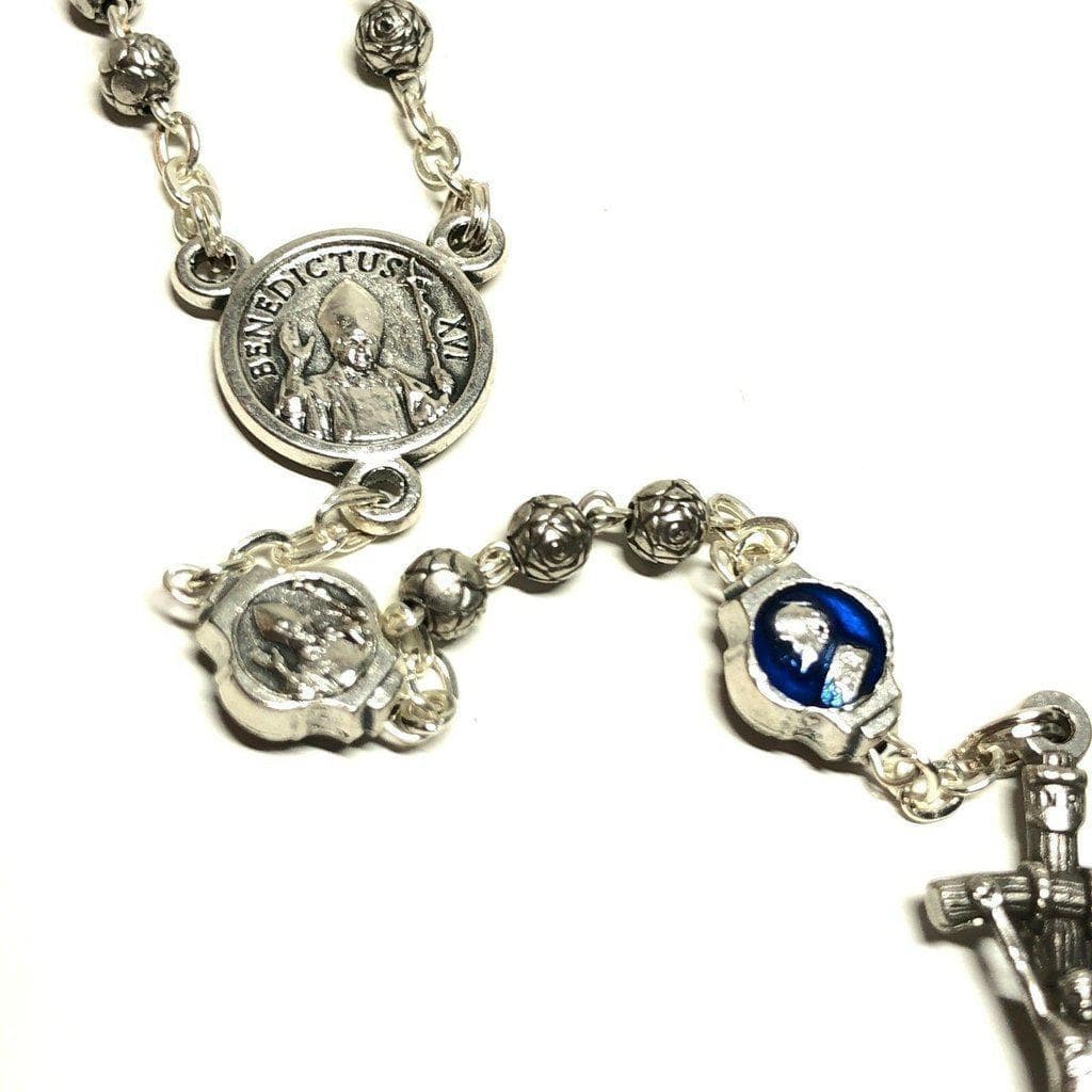 Pope Benedict XVI Tiny Rosary with Case Blessed by Pope | Catholically