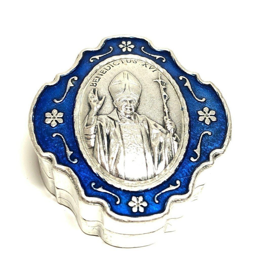 Pope Benedict XVI Tiny Rosary with Case Blessed by Pope | Catholically