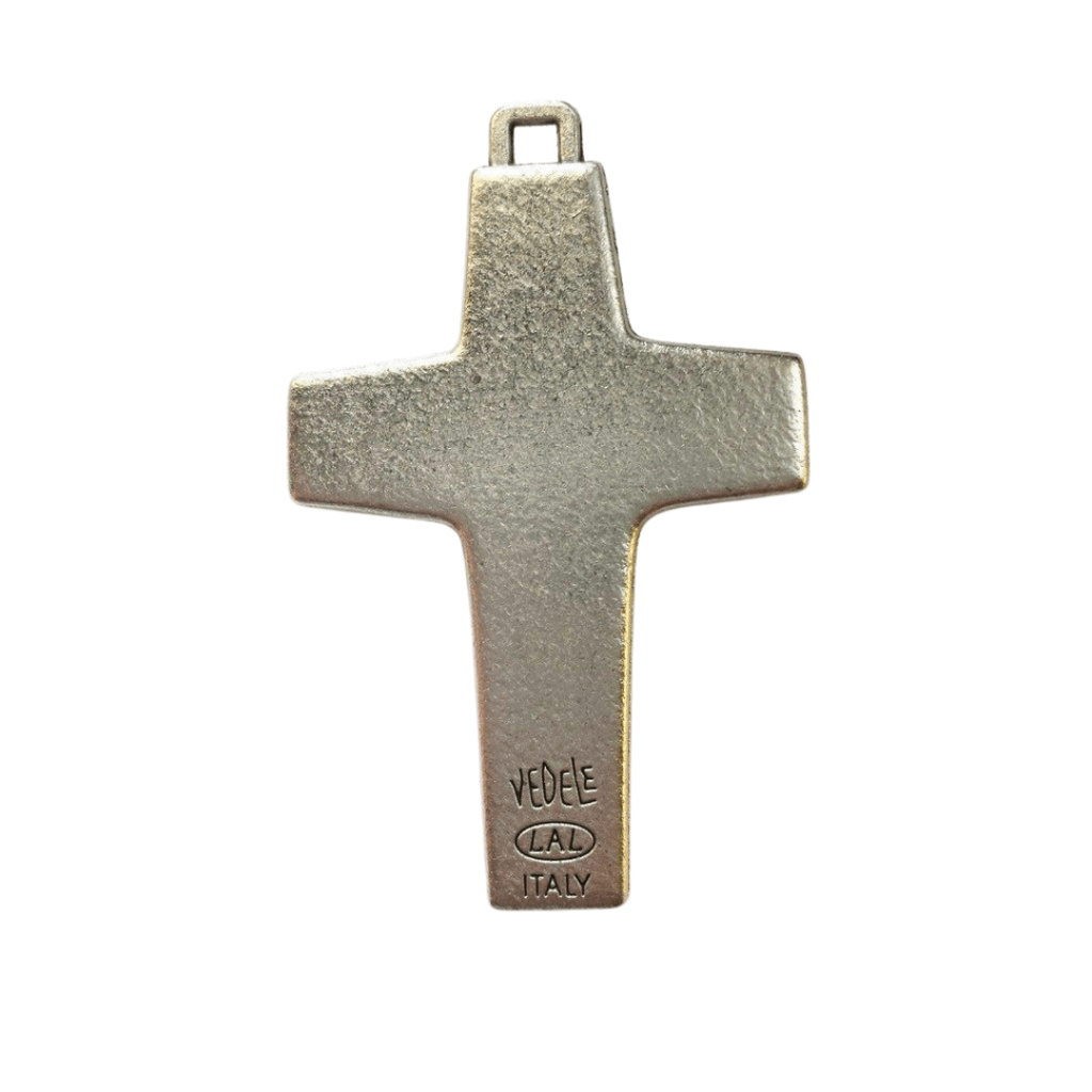 Pope Francis 2" Pectoral Cross - Original Vedele Crucifix - Blessed By Pope | Catholically