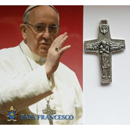 Pope Francis 2" Pectoral Cross - Original Vedele Crucifix - Blessed By Pope | Catholically