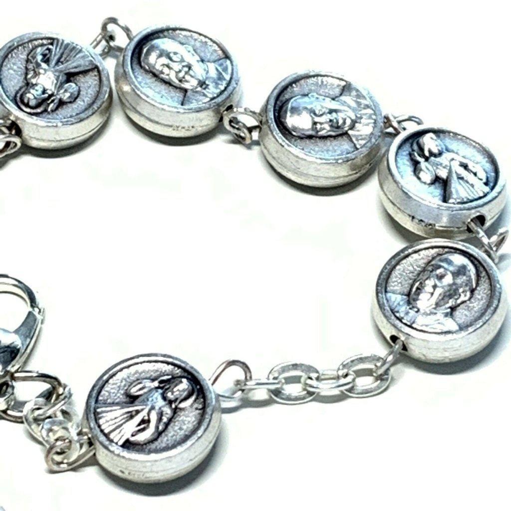 Pope Francis & Divine Mercy Of Jesus Chi Ro  Bracelet Blessed by Pope | Catholically