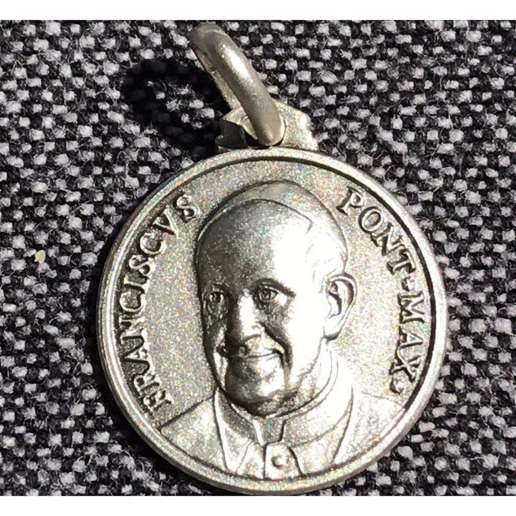 Pope Francis Medal 925 Sterling Silver - Pendant Catholic Charm | Catholically