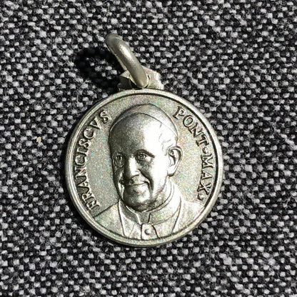 Pope Francis Medal 925 Sterling Silver - Pendant Catholic Charm | Catholically