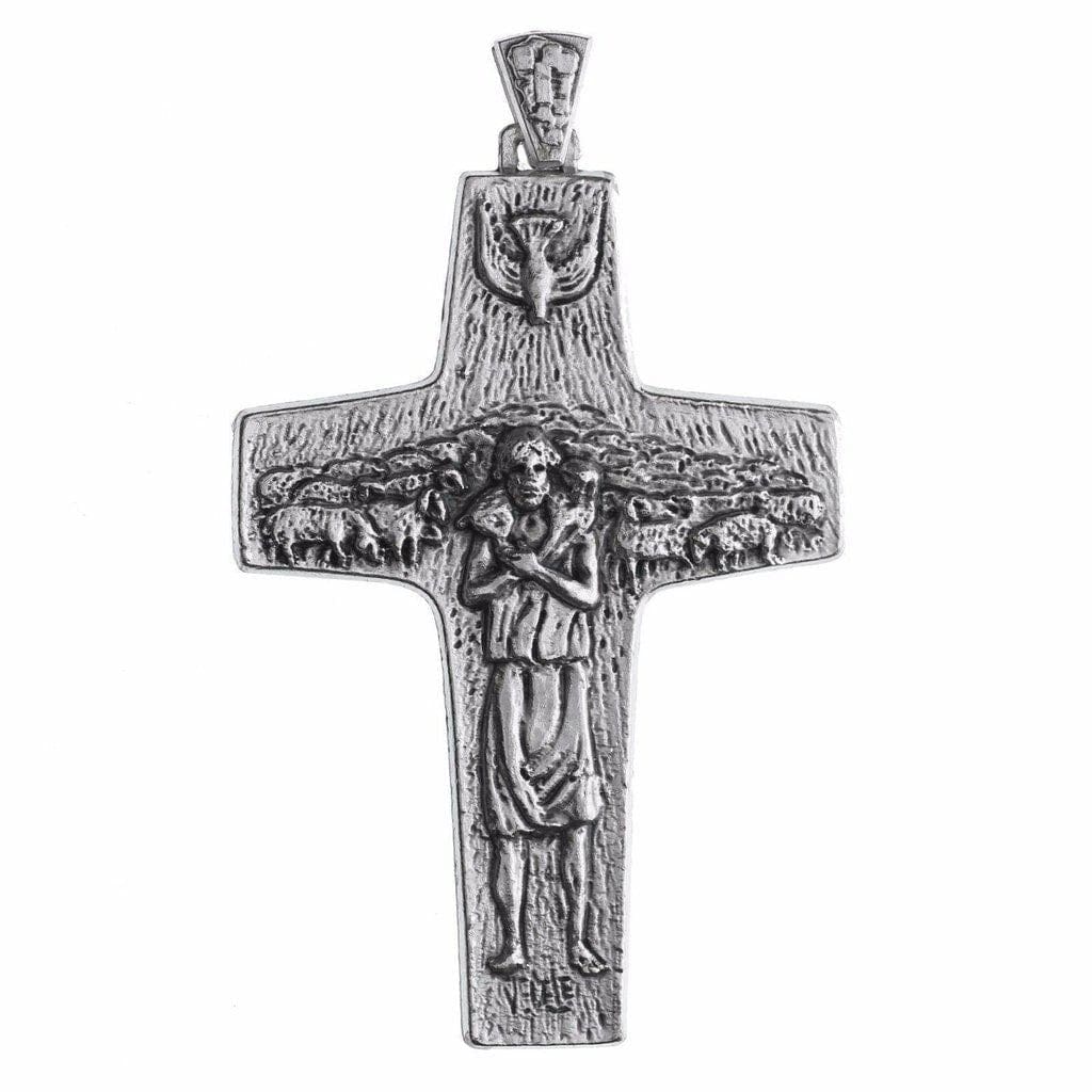 Pope Francis Original Pectoral Cross - Good Pastor Crucifix - Vedele | Catholically