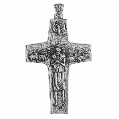 Pope Francis Original Pectoral Cross - Good Pastor Crucifix - Vedele | Catholically