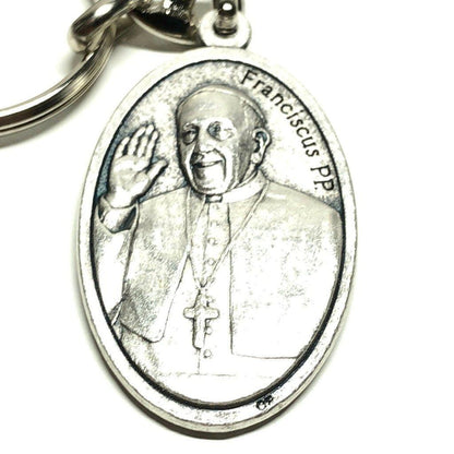Pope Francis & St. Francis Huge 1.5" Medal - Blessed B Pope Francis -Catholic | Catholically