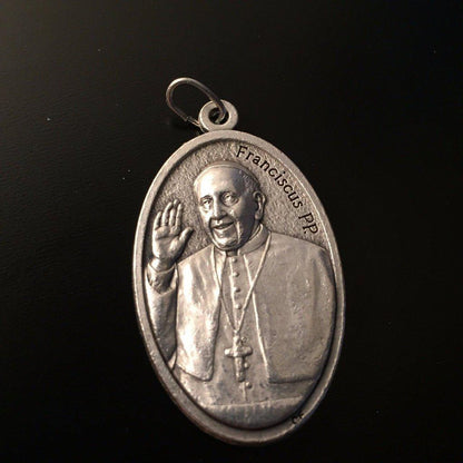 Pope Francis & St. Francis Huge 1.5" Medal - Blessed B Pope Francis -Catholic | Catholically