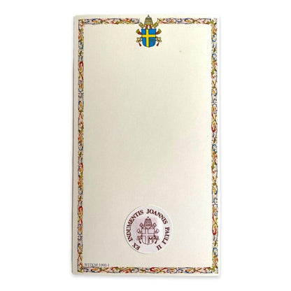 Pope St. John Paul Ii Holy Card W/ Second Class Relic - Nun Estate | Catholically