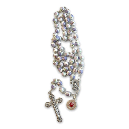 Purple St. JPII Ceramic Rosary - Catholic Prayer Beads - Blessed by Pope | Catholically