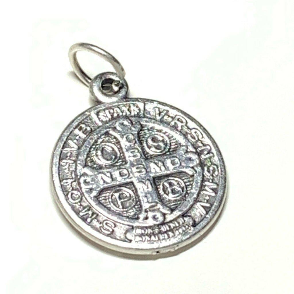 Red St. Benedict 1" Medal Pendant Medalla-Catholic Exorcism -Blessed By Pope | Catholically