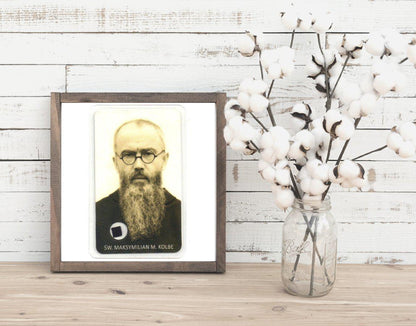 Relic Card | Reliquary St. Maximilian Maria Kolbe Relic - Estate | Catholically