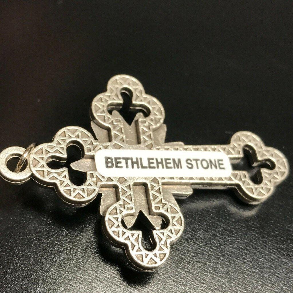 Relic Cross From Bethlehem Crucifix Parts - Blessed - Pendant | Catholically