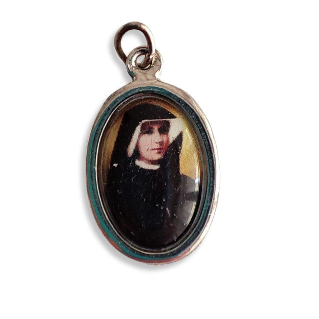 Reliquary Medal - 2nd Class Relic St. Faustina Kowalska | Catholically