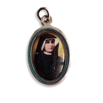 Reliquary Medal - 2nd Class Relic St. Faustina Kowalska | Catholically