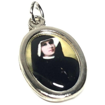 Reliquary Medal - 2nd Class Relic St. Faustina Kowalska | Catholically