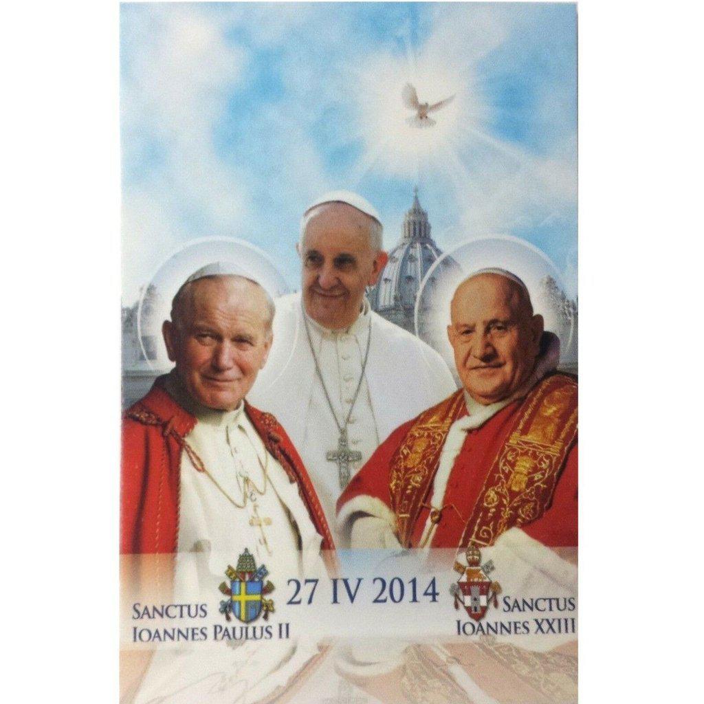 Rosary Job's Tears w/Relic Medal St.John Paul II - Blessed 04-27 Canonization | Catholically