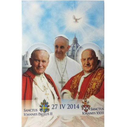 Rosary Job's Tears w/Relic Medal St.John Paul II - Blessed 04-27 Canonization | Catholically