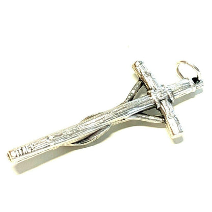 Rosary Parts - Cross - 2x Crucifix  - Blessed by Pope - JPII | Catholically