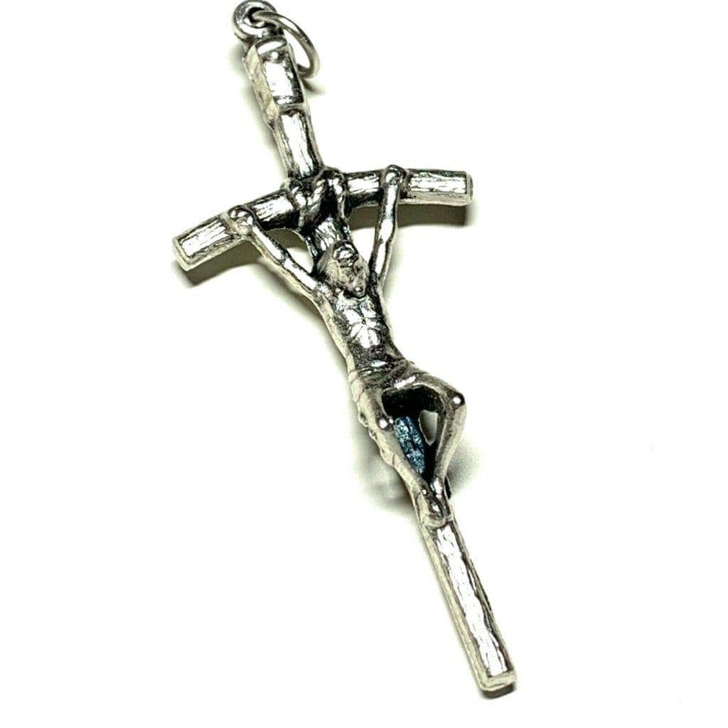 Rosary Parts - Cross - Crucifix  - Blessed by Pope - JPII | Catholically