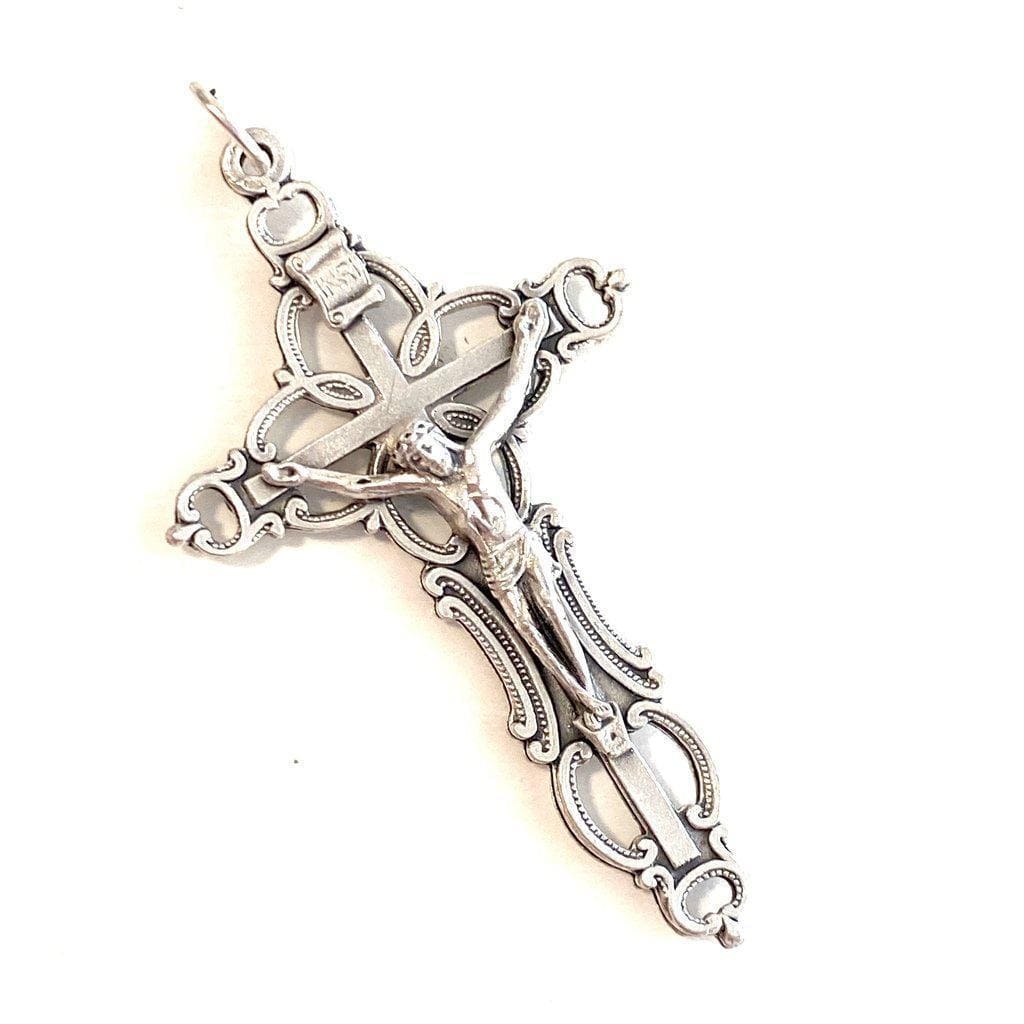 Rosary Parts - Cross - Crucifix  - Blessed by Pope - JPII | Catholically
