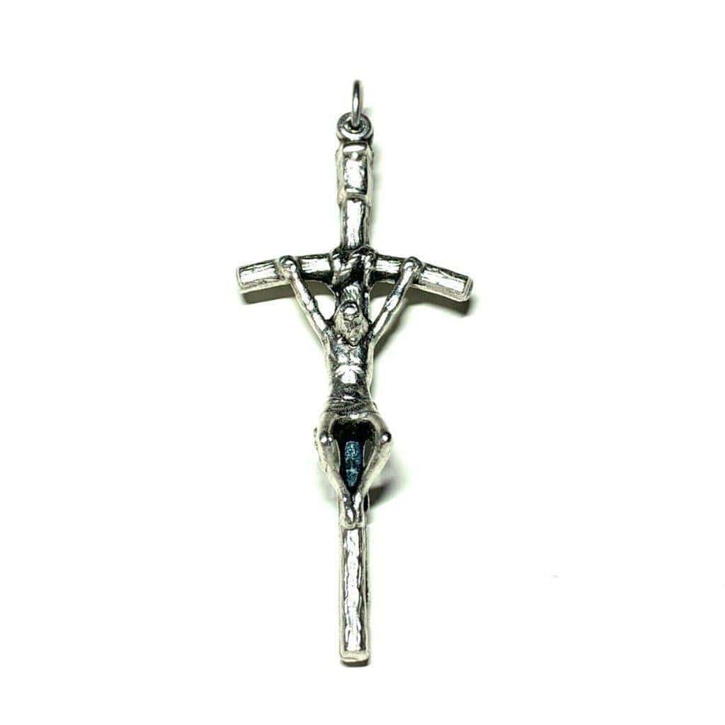 Rosary Parts - Cross - Crucifix  - Blessed by Pope - JPII | Catholically