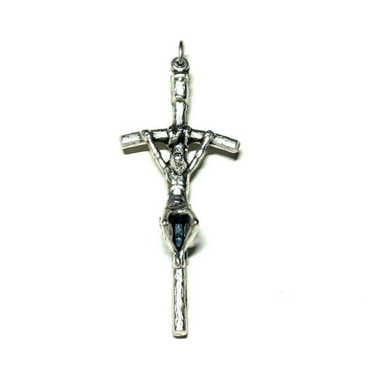 Rosary Parts - Cross - Crucifix  - Blessed by Pope - JPII | Catholically