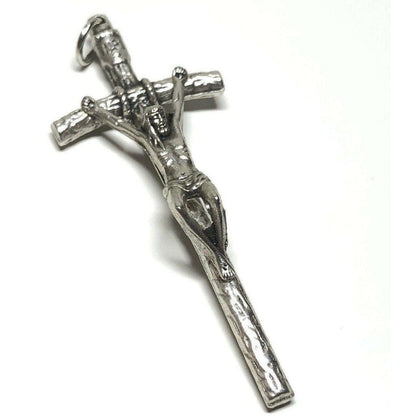 Rosary Parts - Cross Crucifix  - Blessed by Pope - JPII Crucifix | Catholically